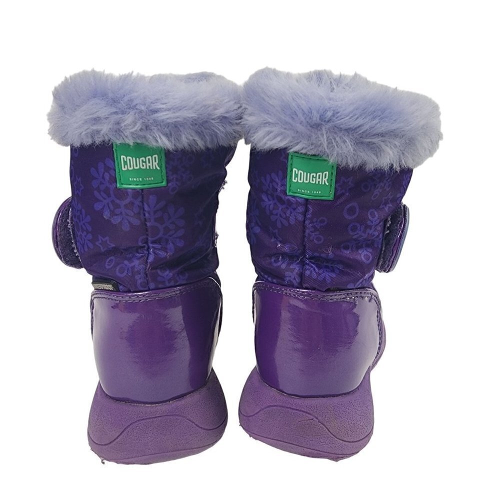Cougar Bella Little Girls Winter Boot Waterproof Faux Fur Lined Size 8M - Picture 4 of 9